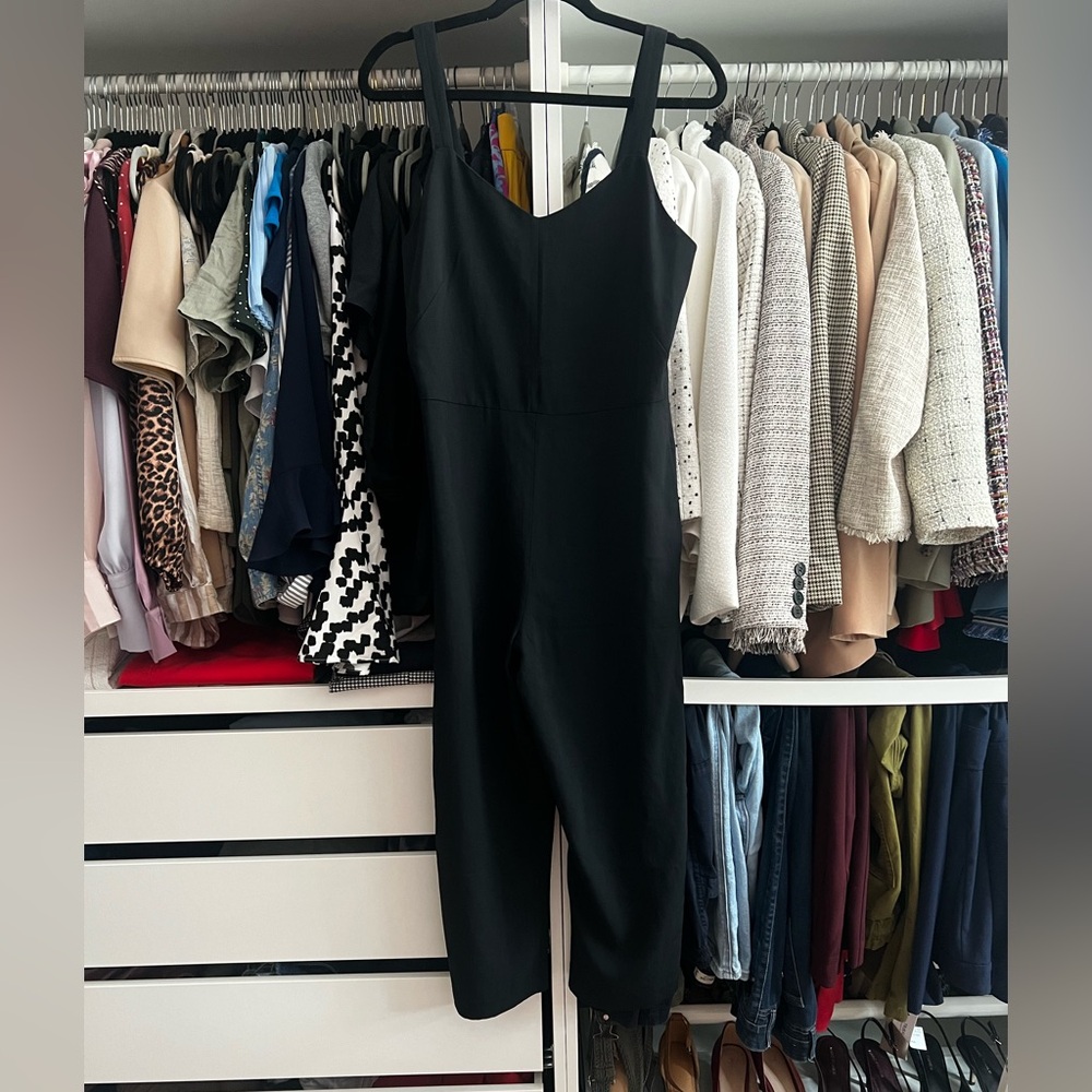 Everlane Black Sleeveless Jumpsuit